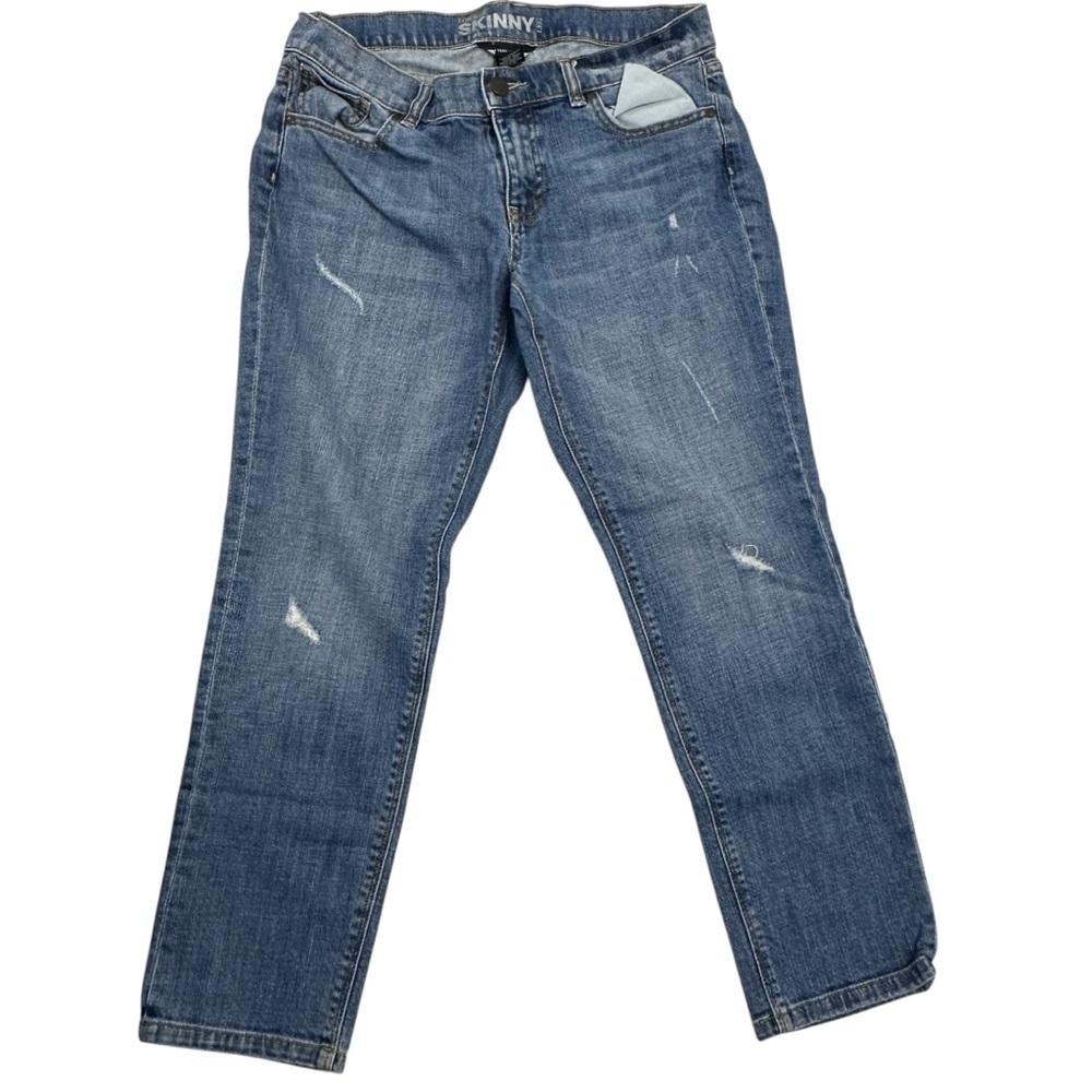 New York & Company Blue Skinny Jeans Classic Style